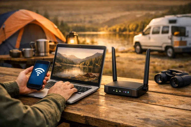 internet en camping
